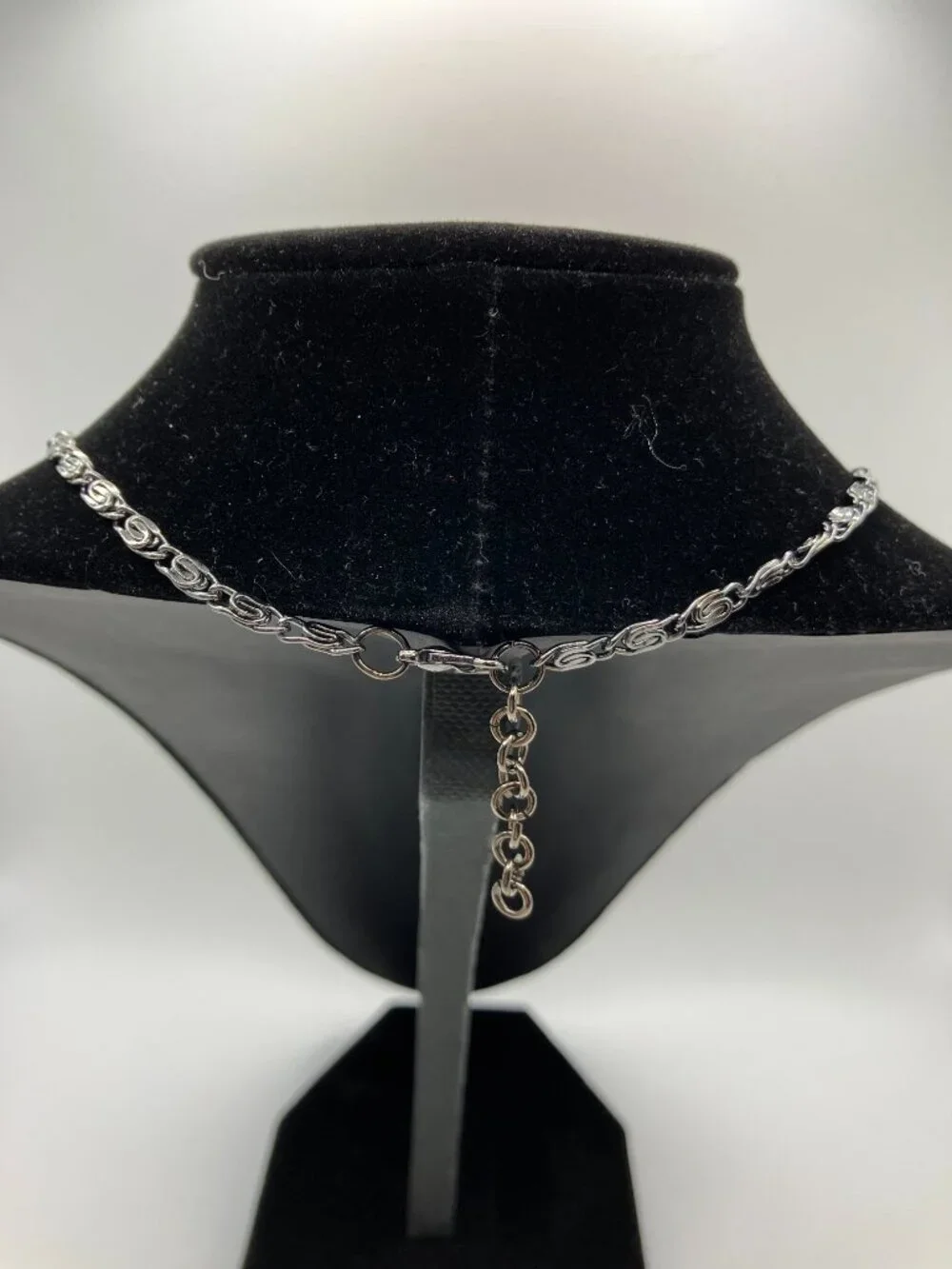 Star Glass Pendant + Gunmetal Stainless Steel 27-inch adjustable Chain NEW